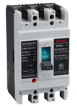 Chiny Przełącznik elektryczny prądu zmiennego serii 3 ACM1 Trójfazowy wyłącznik główny 3P / 4P dostawca