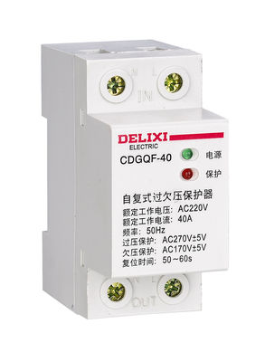 Chiny CDGQF Self-Reset Over / Under Voltage Protector 1P + N / 3P + N 20/50/80 / 100A dostawca